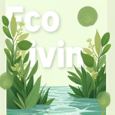 Example social media graphic for EcoLiving Brand