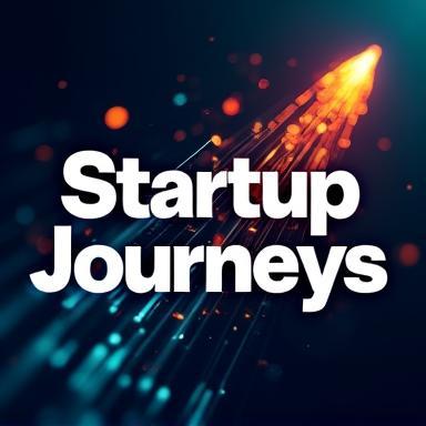Cover art design for 'Startup Journeys' podcast series