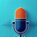 Studio microphone icon for podcasting